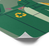 Poster Gardez le propre Confort (Coin)