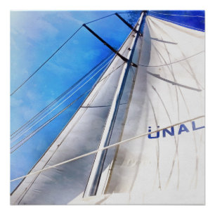 Poster Gardez Le Vent Dans Vos Voiles Art Acrylique
