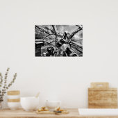 Poster Gardez-les en vol - Bombardier Monochrome (Cuisine)