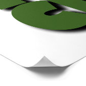 Poster Gardez Propre Allez Vert (Coin)