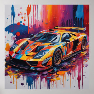 Poster Gardez Race Car ou créez votre propre voiture