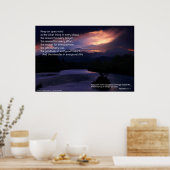 Poster Gardez Un Esprit Ouvert...Affiche Inspirationnelle (Cuisine)