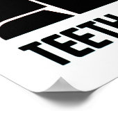 Poster Gardez vos dents propres (Coin)