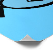 Poster Gardez vos yeux sur la croix (Coin)