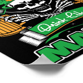 Poster Gardez votre calme Buvez comme Mahon Saint-Patrick (Coin)