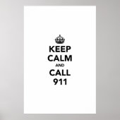 Poster Gardez votre calme et appelez le 15 (Devant)