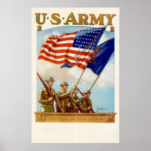 Poster Gardien 2ème guerre mondiale des couleurs