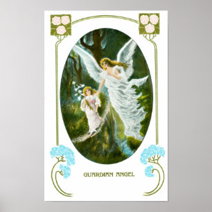 Poster Gardien Angel et fille