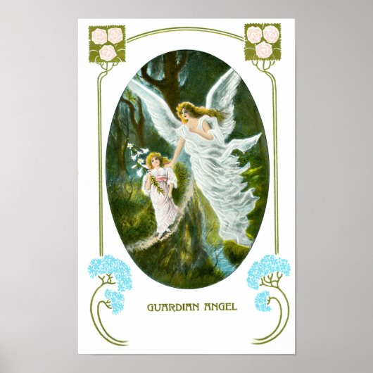 Poster Gardien Angel et fille (Devant)