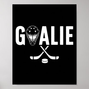 Poster Gardien de but de hockey sur glace Gardien de but