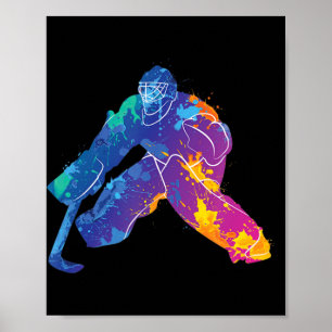 Poster gardien de but de hockey sur glace Netmind