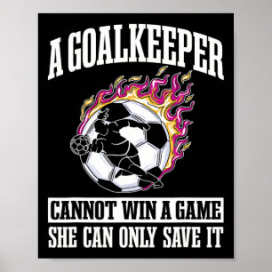 Poster Gardien de but Gardien de football Joueur de sport