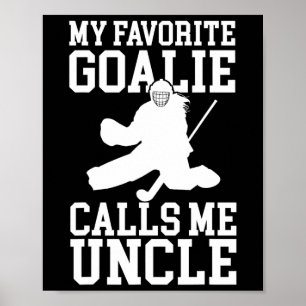 Poster Gardien de hockey sur gazon Oncle Gardien de hocke