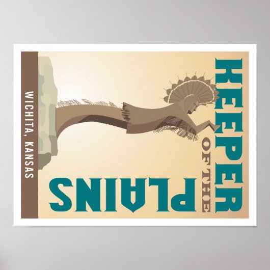 Poster Gardien des plaines - 16 x 12 (Devant)