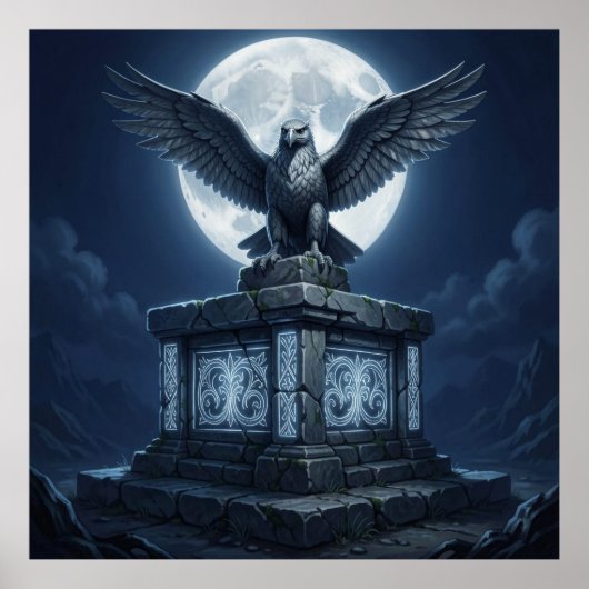 Poster Gardien du Sanctuaire au Clair de Lune (Devant)