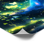 Poster Gardien forestier de la fille Moonlight (Coin)