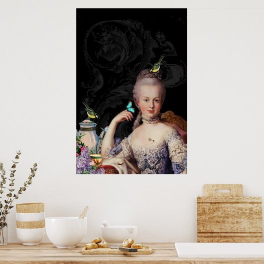 Poster Gardienne secrète Whimsical Marie Antoinette (Cuisine)