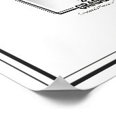 Poster Gardiens de l'autographe de graduation Imprimer (Coin)