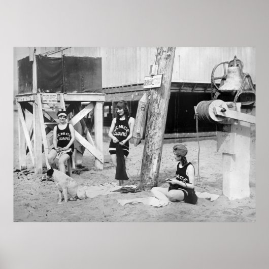 Poster Gardiens de tricot, début des années 1900 (Devant)