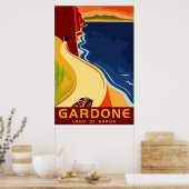 Poster Gardone Lake Garda (Cuisine)