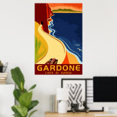 Poster Gardone Lake Garda (Bureau à domicile)
