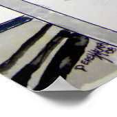 Poster gare 66 art vintage (Coin)