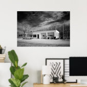 Poster Gare abandonnée (Bureau à domicile)