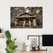 Poster Gare ancienne (Bureau à domicile)