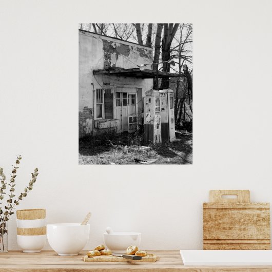 Poster Gare ancienne (Cuisine)