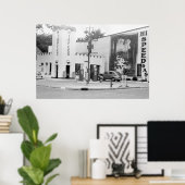 Poster Gare ancienne (Bureau à domicile)