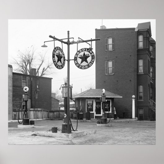 Poster Gare ancienne de 1925 (Devant)