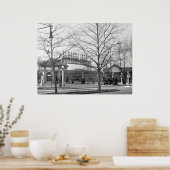 Poster Gare ancienne de 1925 (Cuisine)