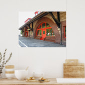 Poster Gare ancienne ~ imprimer (Cuisine)