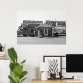 Poster Gare de 1925 (Bureau à domicile)