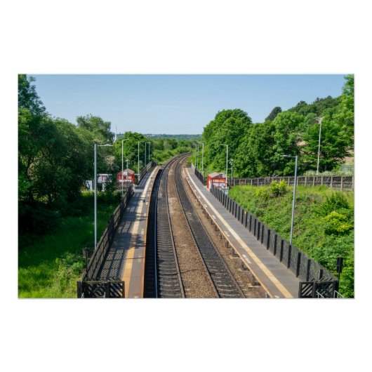 Poster Gare de Deighton, Huddersfield (Devant)