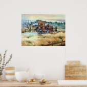 Poster GARE DE DRY CREEK par SHARON SHARPE (Cuisine)