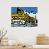 Poster Gare de Flinders Street (Cuisine)