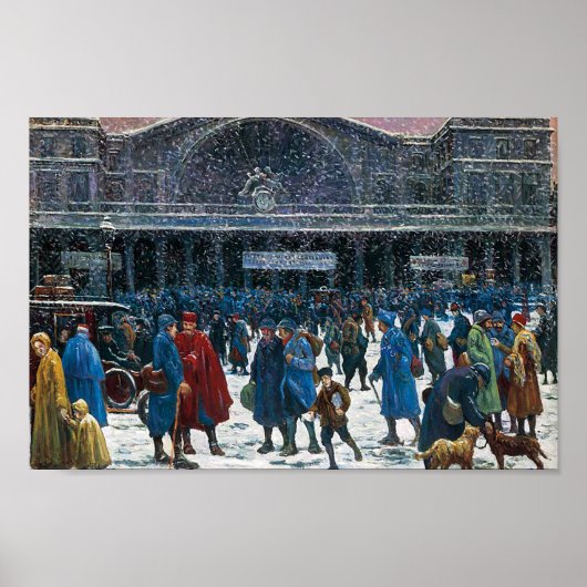 Poster Gare de l'Est Célèbre Visual Arts Maximi (Devant)