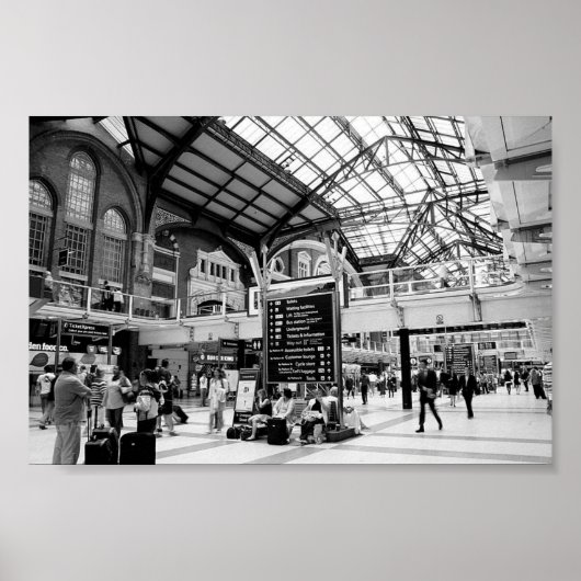 Poster Gare de Liverpool Street (Devant)
