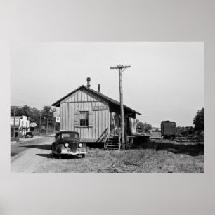 Poster Gare de Lothair (Maryland), 1937