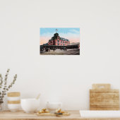 Poster Gare de Pittsburgh en Pennsylvanie (Cuisine)