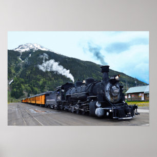 Poster Gare de Silverton, Colorado