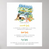 Poster Gare de Spritz | Bar Mariage pour animaux de compa (Devant)