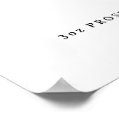 Poster Gare de Spritz | Bar Mariage pour animaux de compa (Coin)