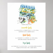 Poster Gare de Spritz | Bar Mariage pour animaux de compa (Devant)