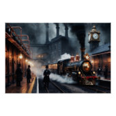 Poster Gare de Steampunk (Devant)