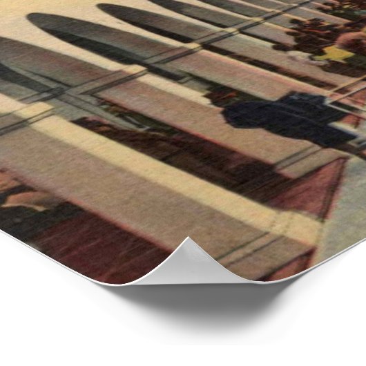 Poster Gare d'Orlando (Coin)