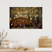 Poster Gare - En attente à Grand Central 1904 (Cuisine)