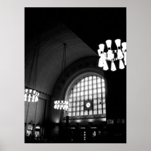 Poster Gare ferroviaire de ville de Helsinki