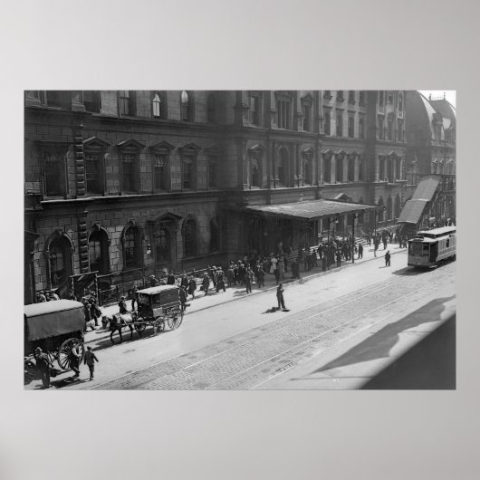 Poster Gare Grand Central : 1908 (Devant)
